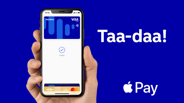 Nordea-kunder kan betale i butikker med iPhone og Apple Watch