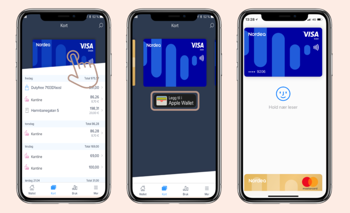 Apple Pay legg til i Wallet - NO