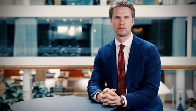 Fredrik Thinn, rådgiver i Nordea Private Banking