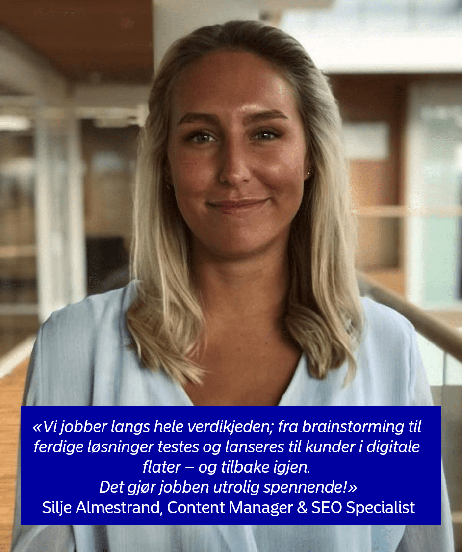 Silje Almestrand Nordea portrait