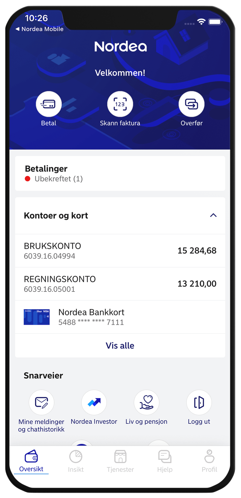Mobilbanken - NextGenMobile - Oversikt - 840x1737