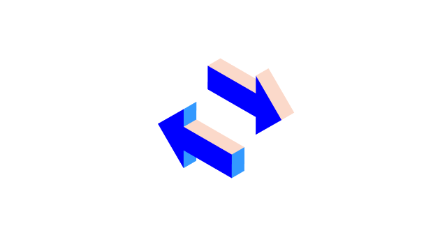 Arrows icon white - 640x360