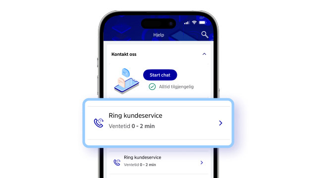KS Widget - Ring oss via mobilbanken