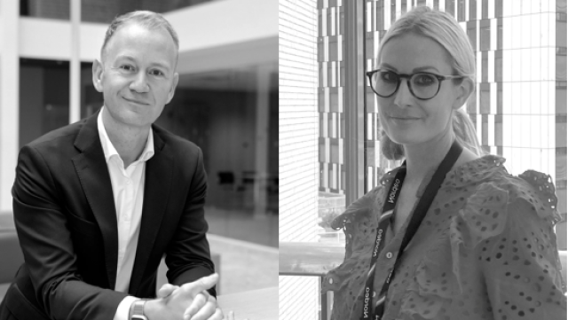 Erlend Engh Brekke og Siri Hafeld Grieg i Nordea SMALL
