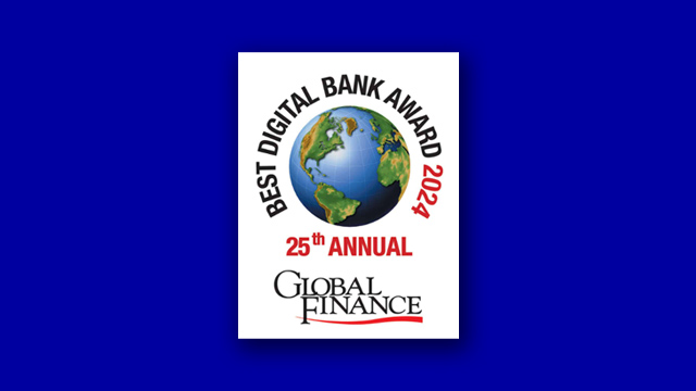 Global Finance Best Digital Bank Award