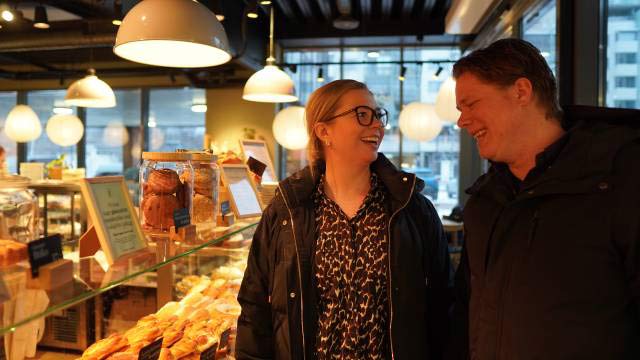 Marte og Mats på kafe 